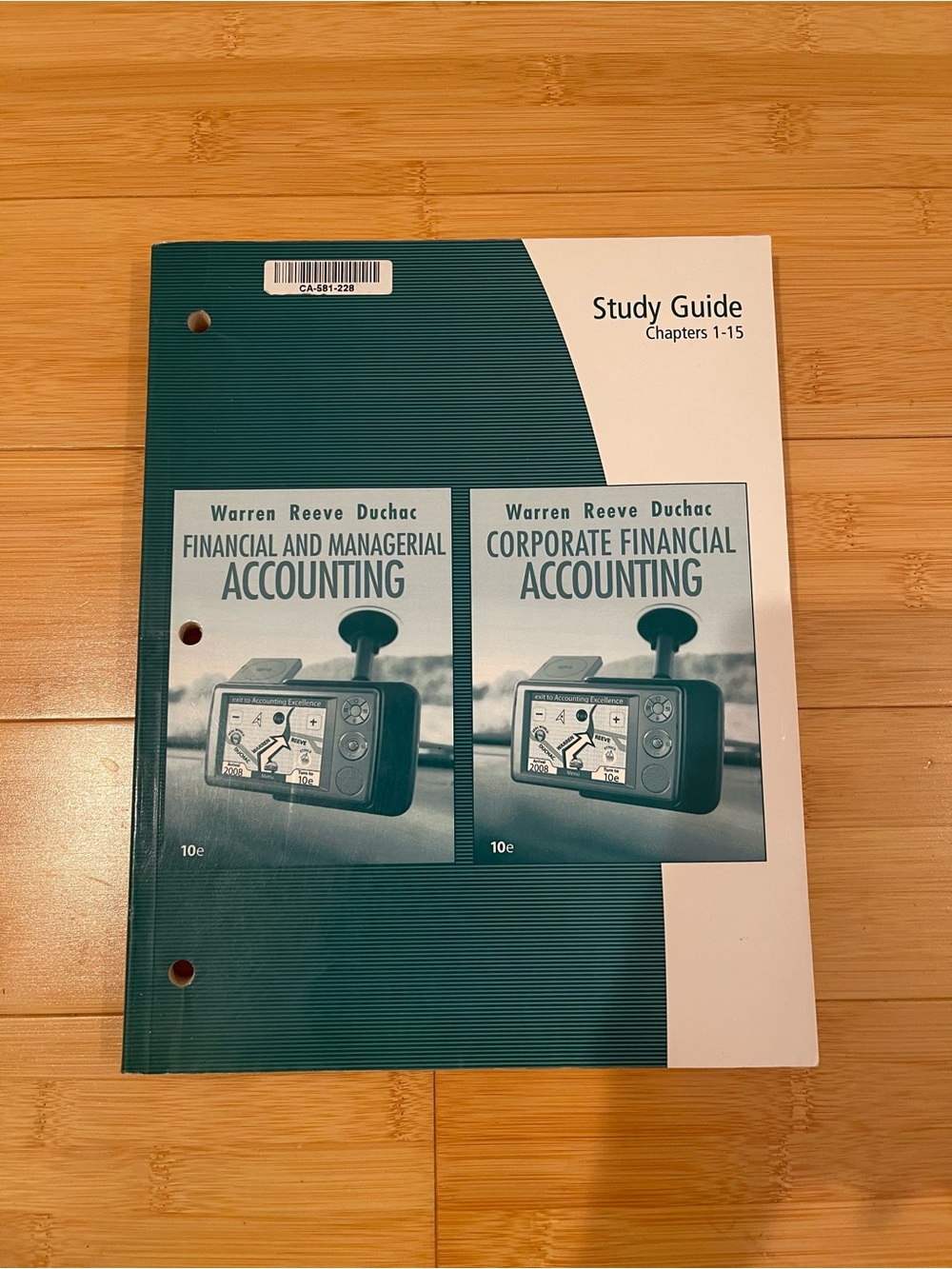 Financial, Managerial, Corporate Accounting Study Guide by Warren Reeve Duchac